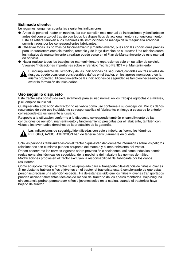 Fendt 400 Vario Tractor Workshop Manual ES - Image 9