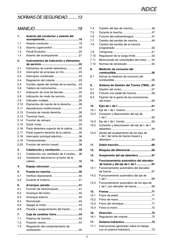 Fendt 400 Vario Tractor Workshop Manual ES - Image 11
