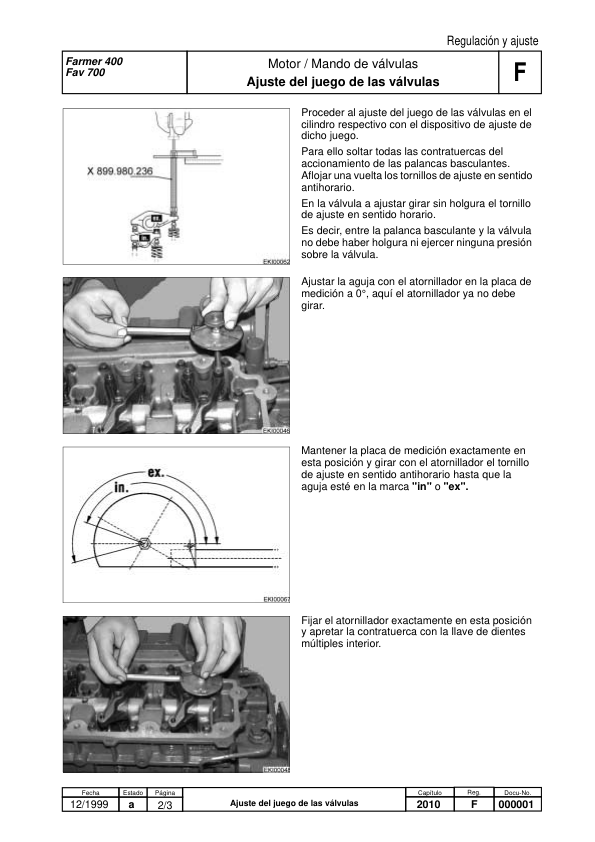 Fendt 700 Favorit COM I Tractor Workshop Manual ES - Image 14