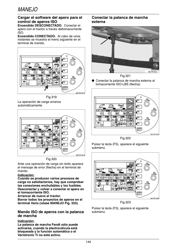 Fendt 712 714 716 718 Vario Tractor Operators Manual ES - Image 12