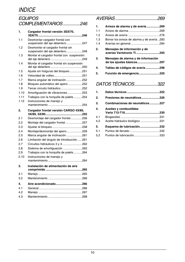 Fendt 712 714 716 718 Vario Tractor Operators Manual ES - Image 5