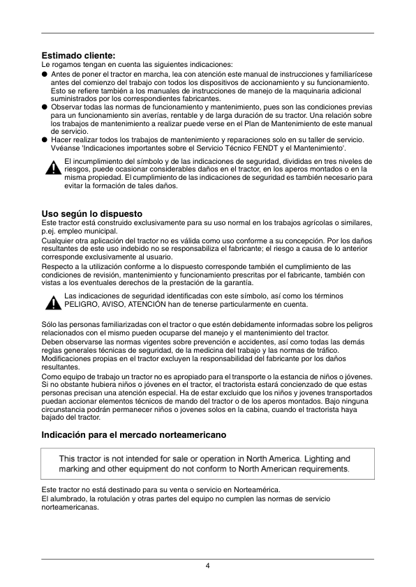 Fendt 712 714 716 718 Vario Tractor Operators Manual ES - Image 9