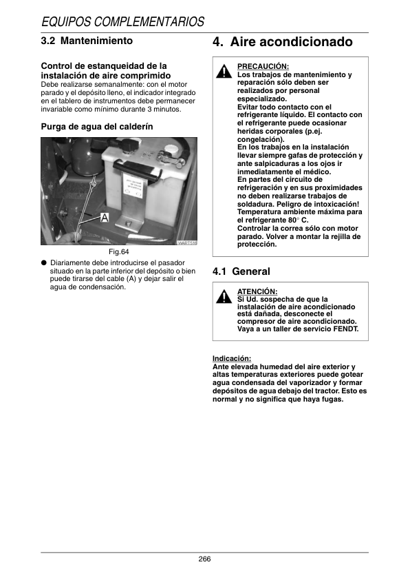 Fendt 712 714 716 718 Vario Tractor Operators Manual ES - Image 15