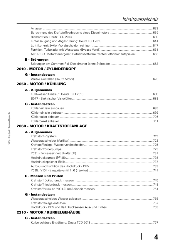 Fendt 900 Vario COM III Tractor Workshop Manual 2009 - Image 12