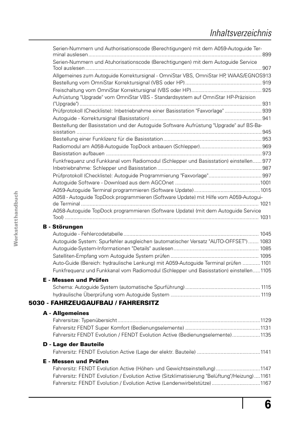 Fendt 900 Vario COM III Tractor Workshop Manual 2009 - Image 14