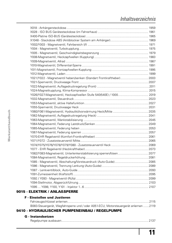 Fendt 900 Vario COM III Tractor Workshop Manual 2009 - Image 6