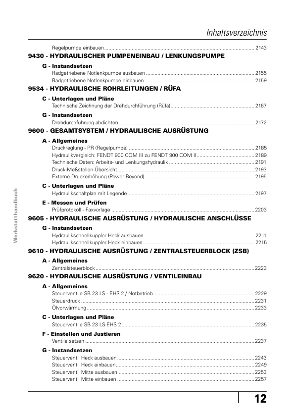 Fendt 900 Vario COM III Tractor Workshop Manual 2009 - Image 7