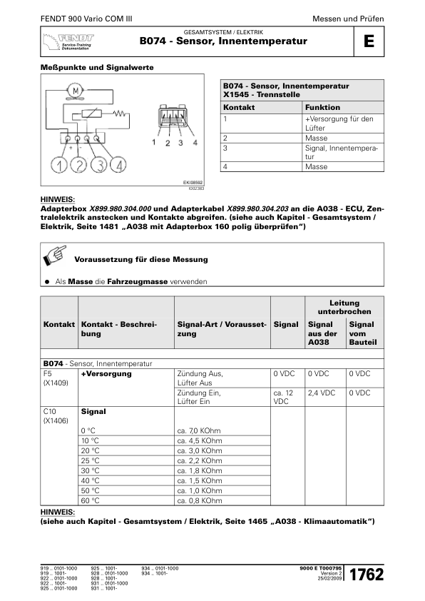 Fendt 900 Vario COM III Tractor Workshop Manual 2009 - Image 19