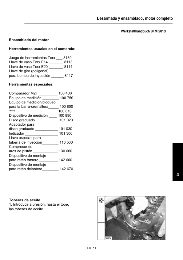 Fendt Favorit 400 700 800 900 COM I Tractor Workshop Manual ES - Image 13