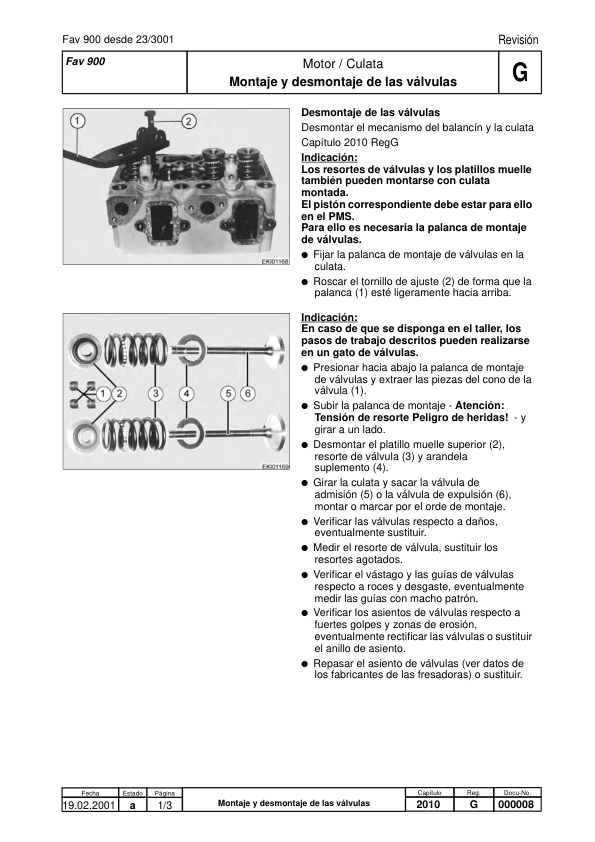 Fendt Favorit 400 700 800 900 COM I Tractor Workshop Manual ES - Image 14
