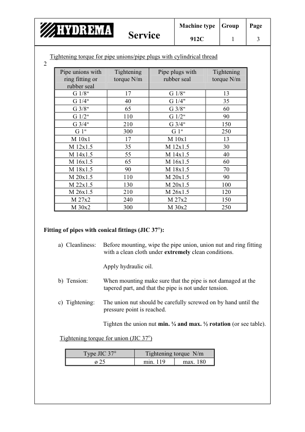 HYDREMA 912C Dump Truck Repair Manual - Image 6