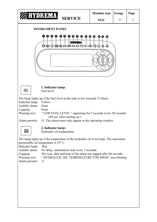HYDREMA 912C Dump Truck Repair Manual - Image 11