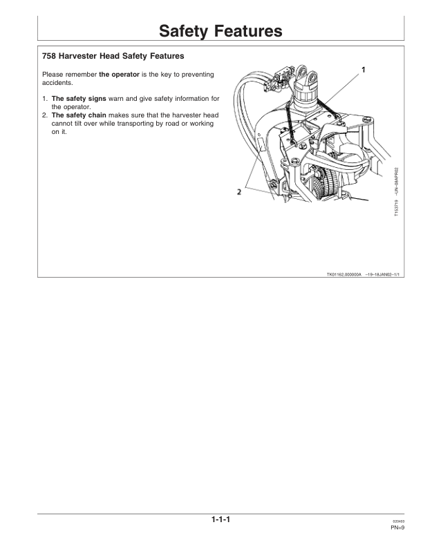 John Deere 758 758HD Processing Head Operators Manual OMF063849 - Image 10