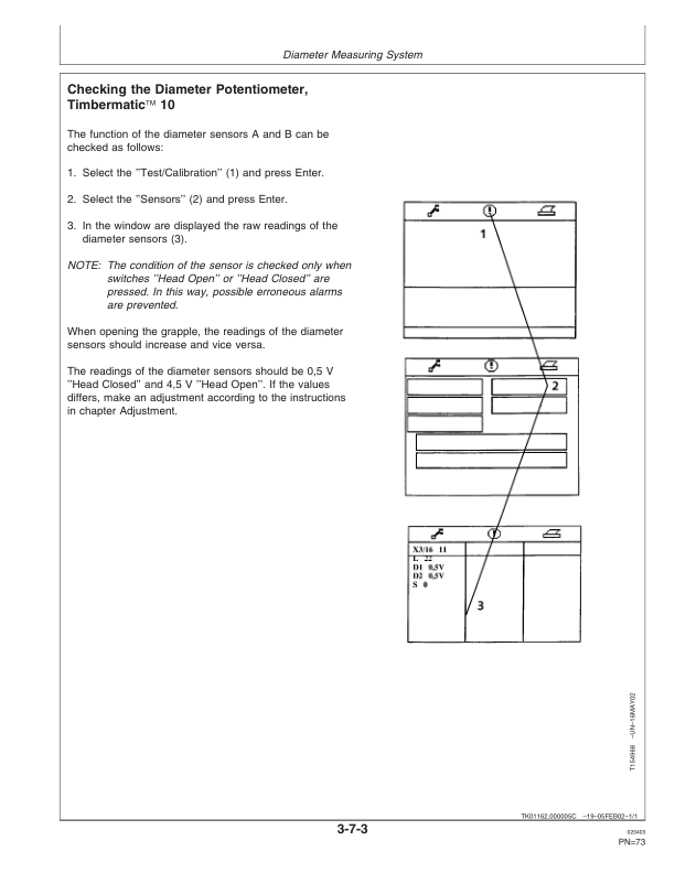 John Deere 758 758HD Processing Head Operators Manual OMF063849 - Image 16