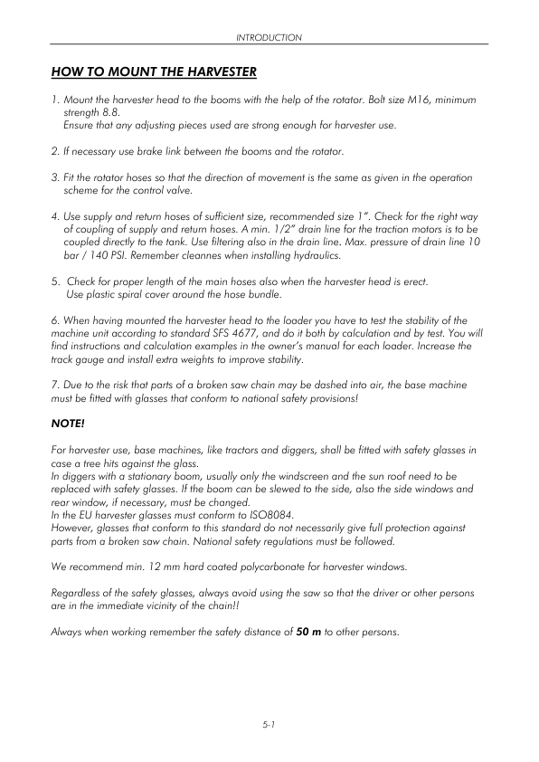KESLA 20 RH Processing Head Operation and Maintenance Manual - Image 8
