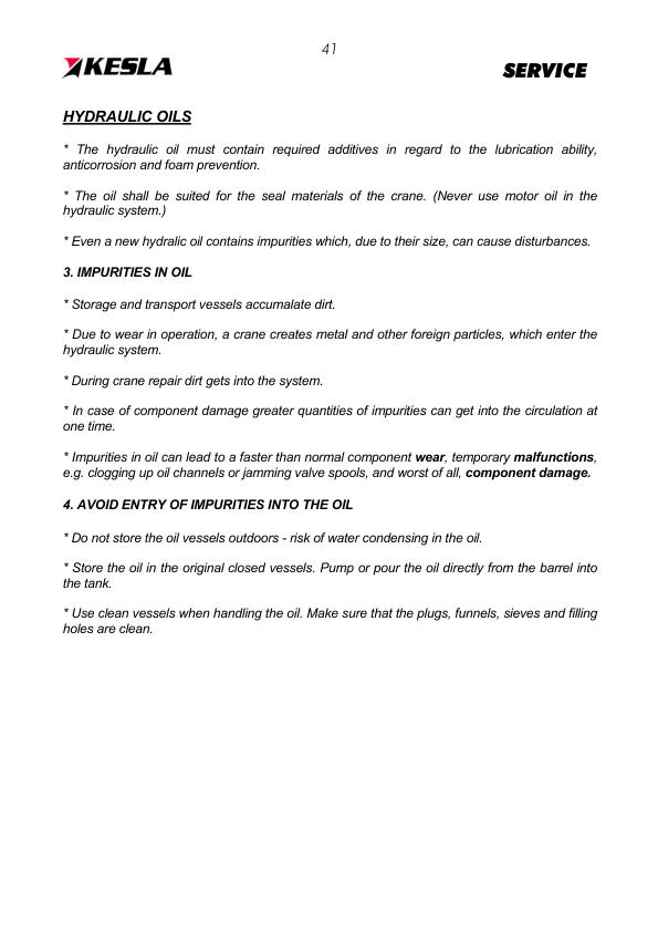 KESLA 2024 Crane Operation Service Manual and Parts Catalog - Image 11