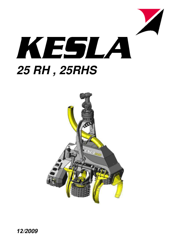 KESLA 25 RH RHS Processing Head Parts Catalog - Image 2