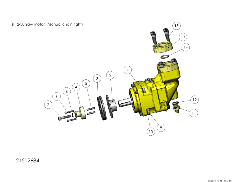 KESLA 28 30 RH RHS Processing Head Parts Catalog - Image 4