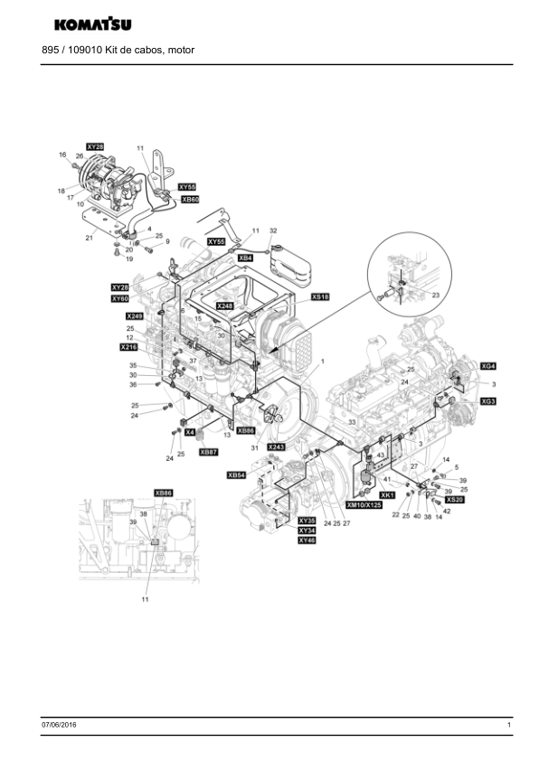 Komatsu 895 Forwarder Parts Catalog 2016 PT - Image 9