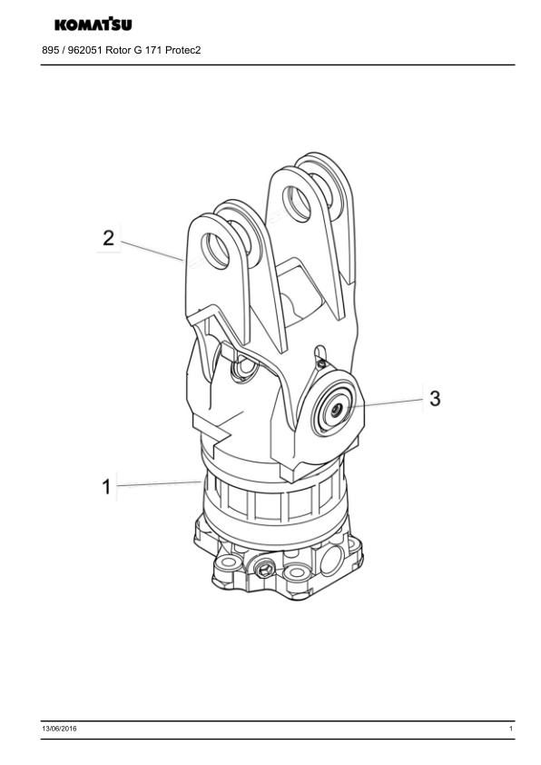 Komatsu 895 Forwarder Parts Catalog 2016 PT - Image 8