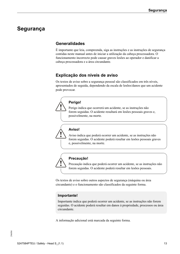 Komatsu S92 S132 Procesing Head Operators manual PT - Image 10