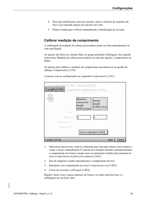 Komatsu S92 S132 Procesing Head Operators manual PT - Image 12