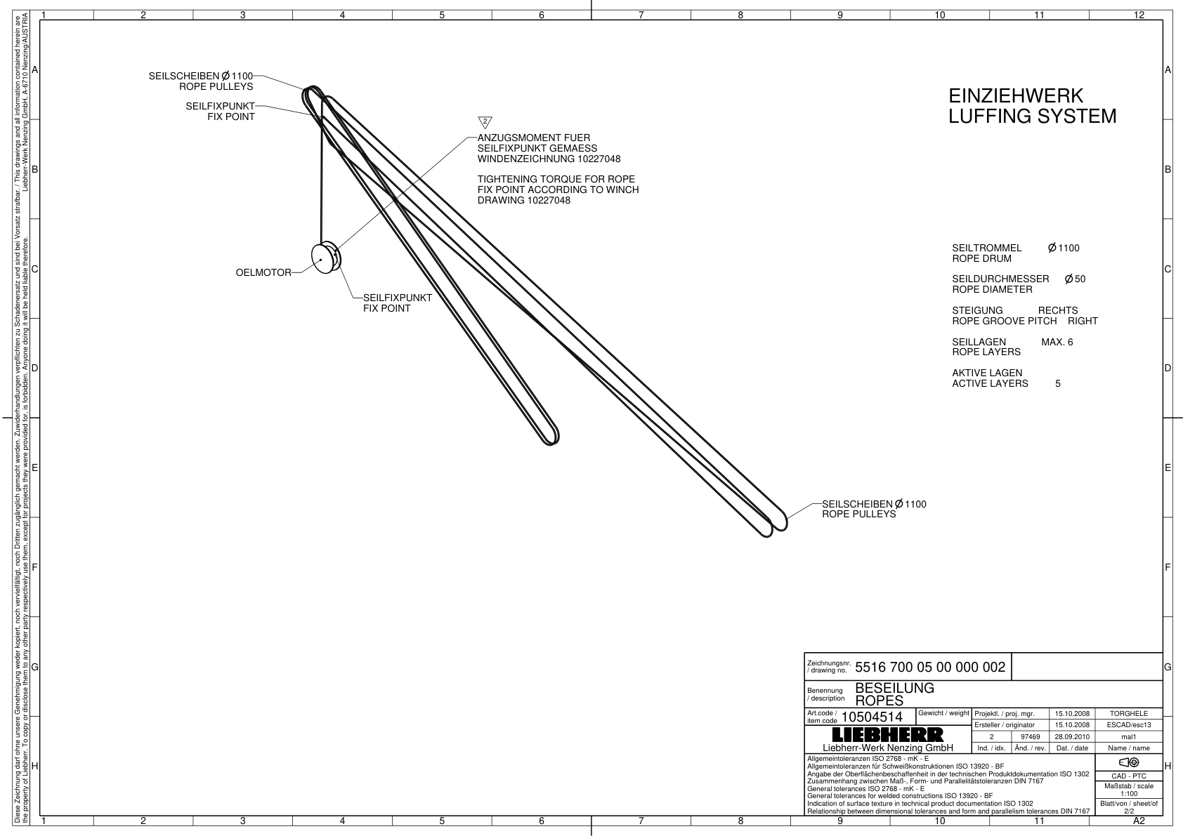 Liebherr CBB 350(200) 18(31) Litronic Crane Service Training Manual SN 162894 - Image 9