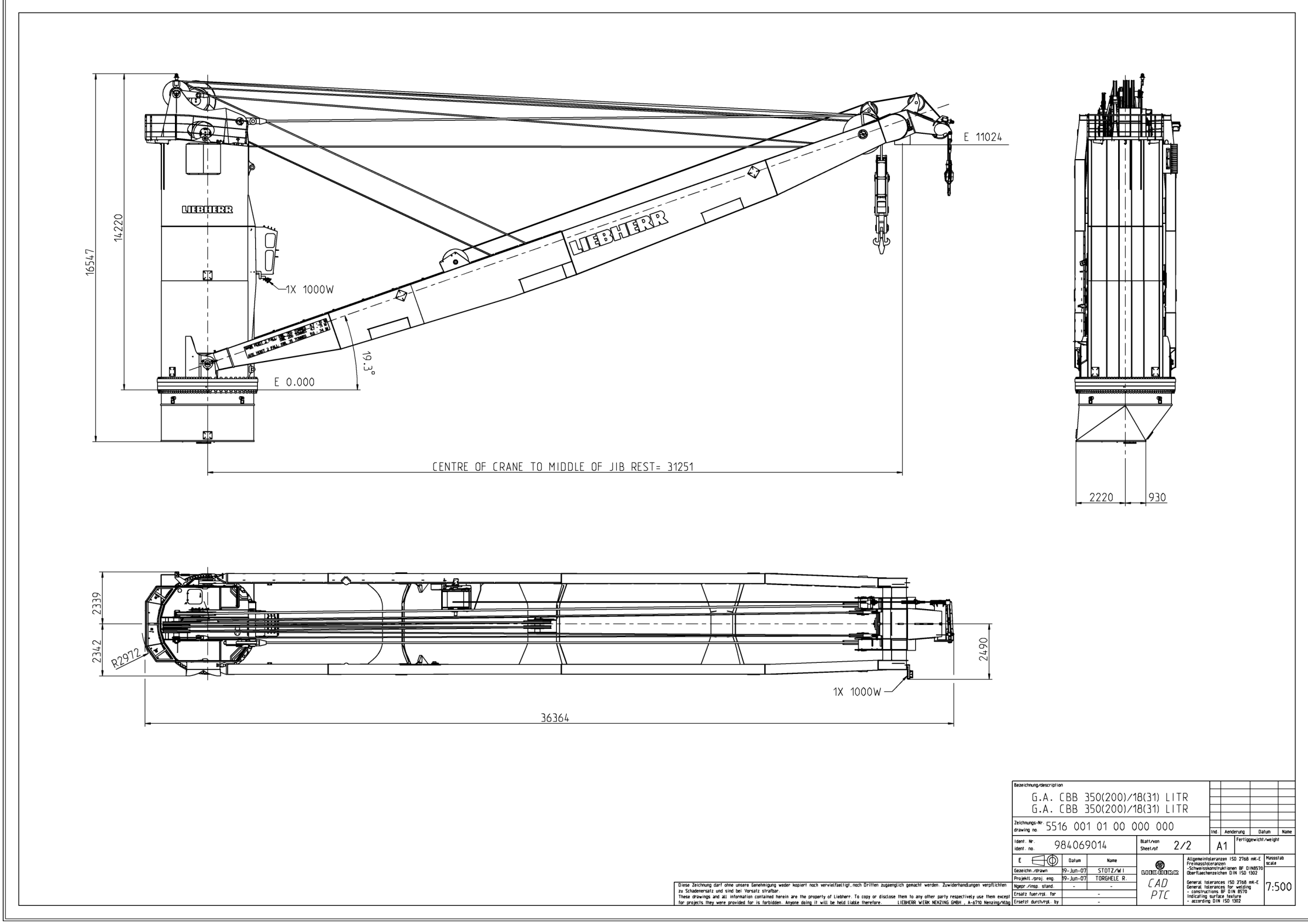 Liebherr CBB 350(200) 18(31) Litronic Crane Service Training Manual SN 162894 - Image 7