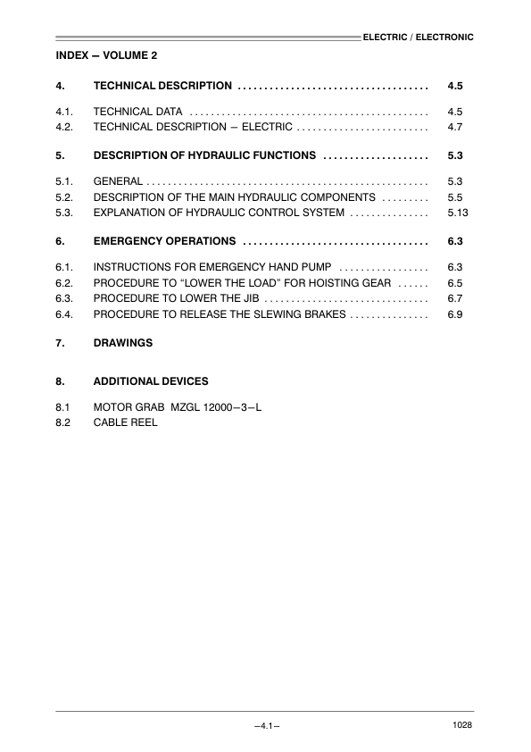 Liebherr CBW 20(30) 26 ST Crane Service Manual Vol 2 - Image 6
