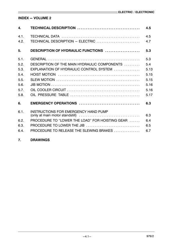 Liebherr CBW 40 29.5 ST Crane Service Training Manual Vol 2 - Image 7
