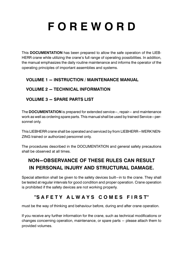 Liebherr CBW 40 29.5 ST Crane Service Training Manual Vol 2 - Image 6