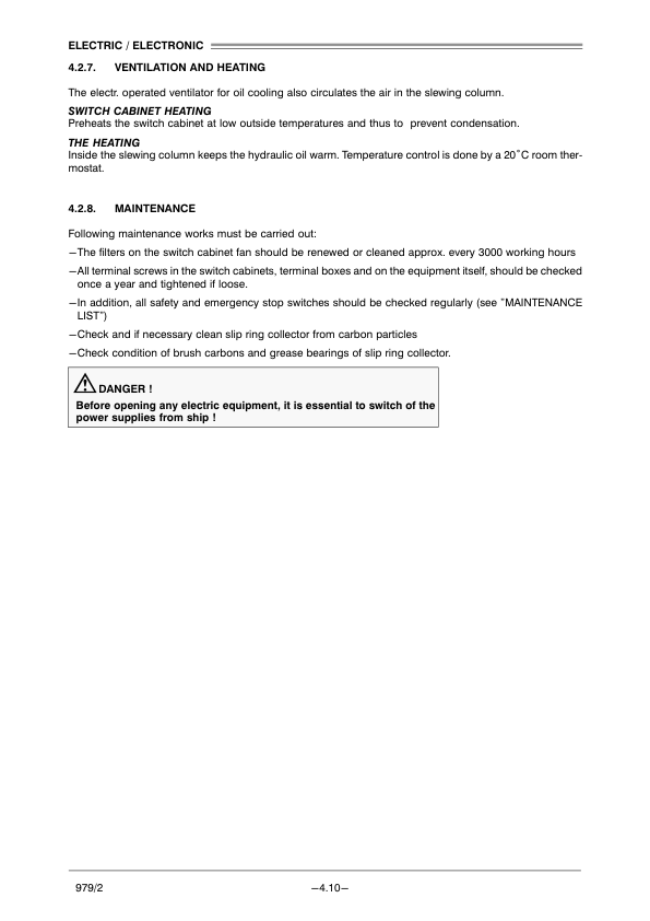 Liebherr CBW 40 29.5 ST Crane Service Training Manual Vol 2 - Image 5