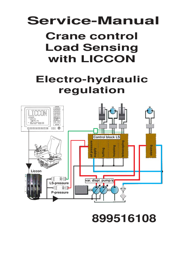 Liebherr Crane Control Load Sensing with LICCON Service Manual - Image 2