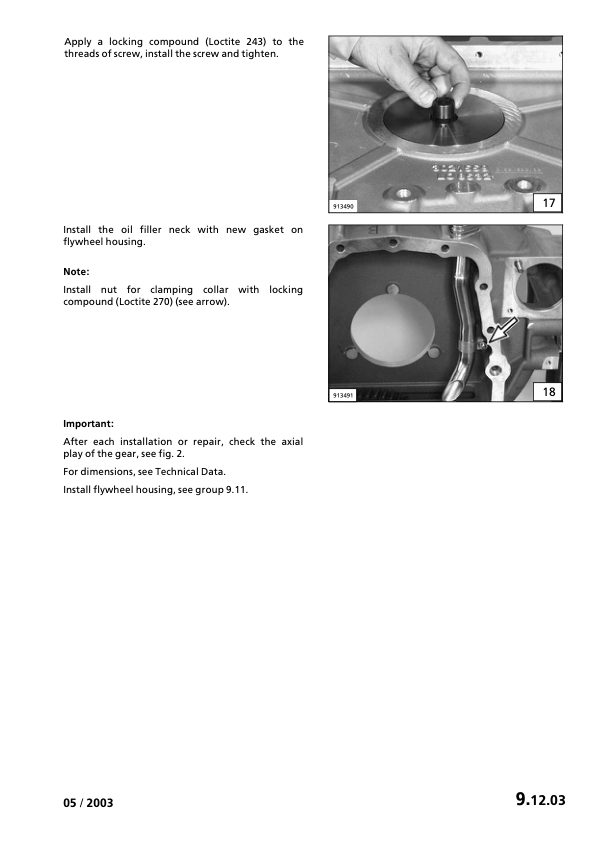 Liebherr D904 D906 D914 D916 D924 D926 Engine Workshop Manual - Image 13