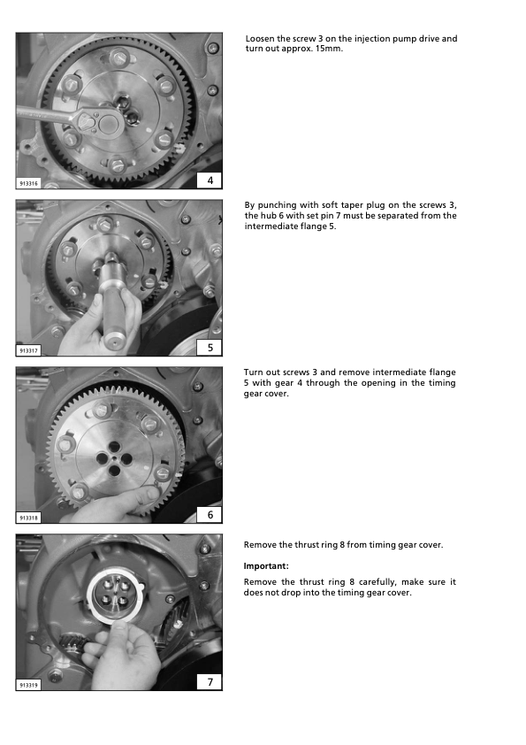 Liebherr D904 D906 D914 D916 D924 D926 Engine Workshop Manual - Image 11