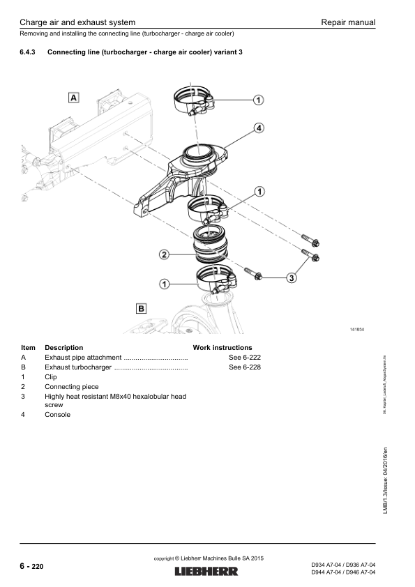 Liebherr D934 D936 D944 D946 A7-04 Engine Repair Manual SN 214-03-0001 to 2014-04-0001 - Image 15