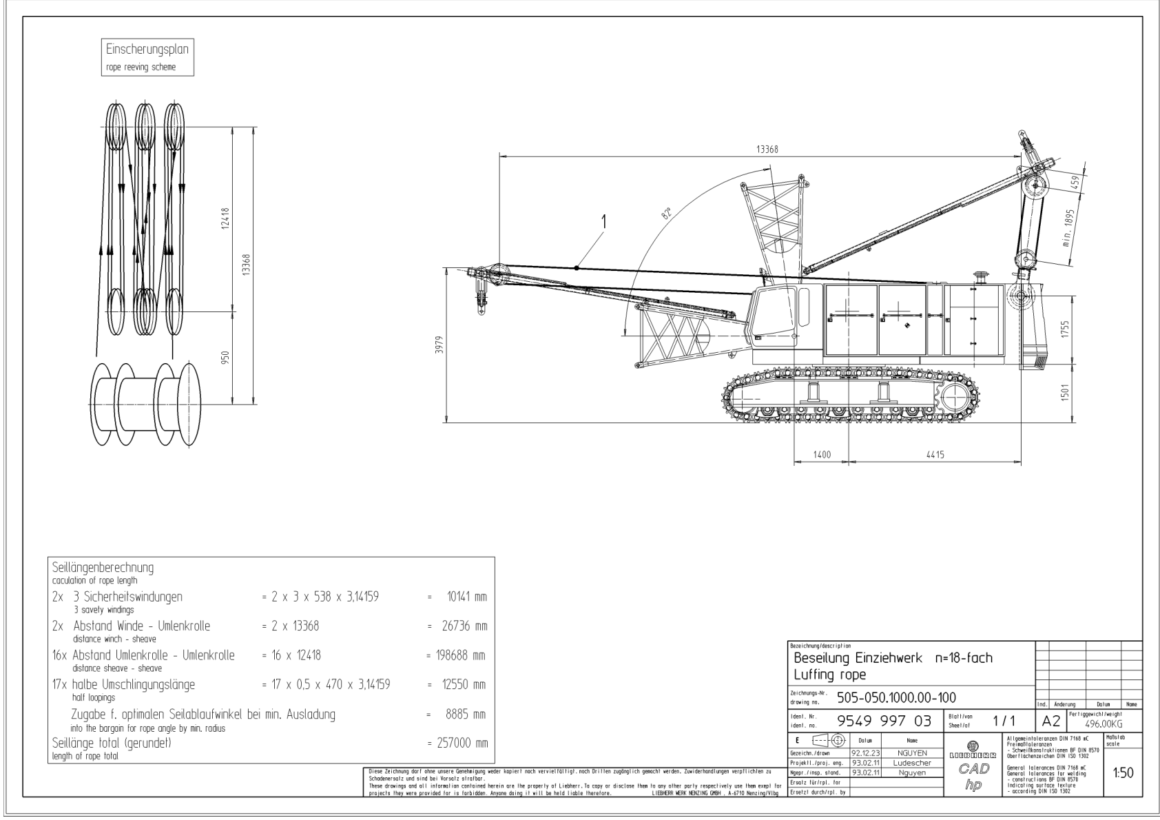 Liebherr HS 885 HD Crane Service Training Manual SN 187528 - Image 6