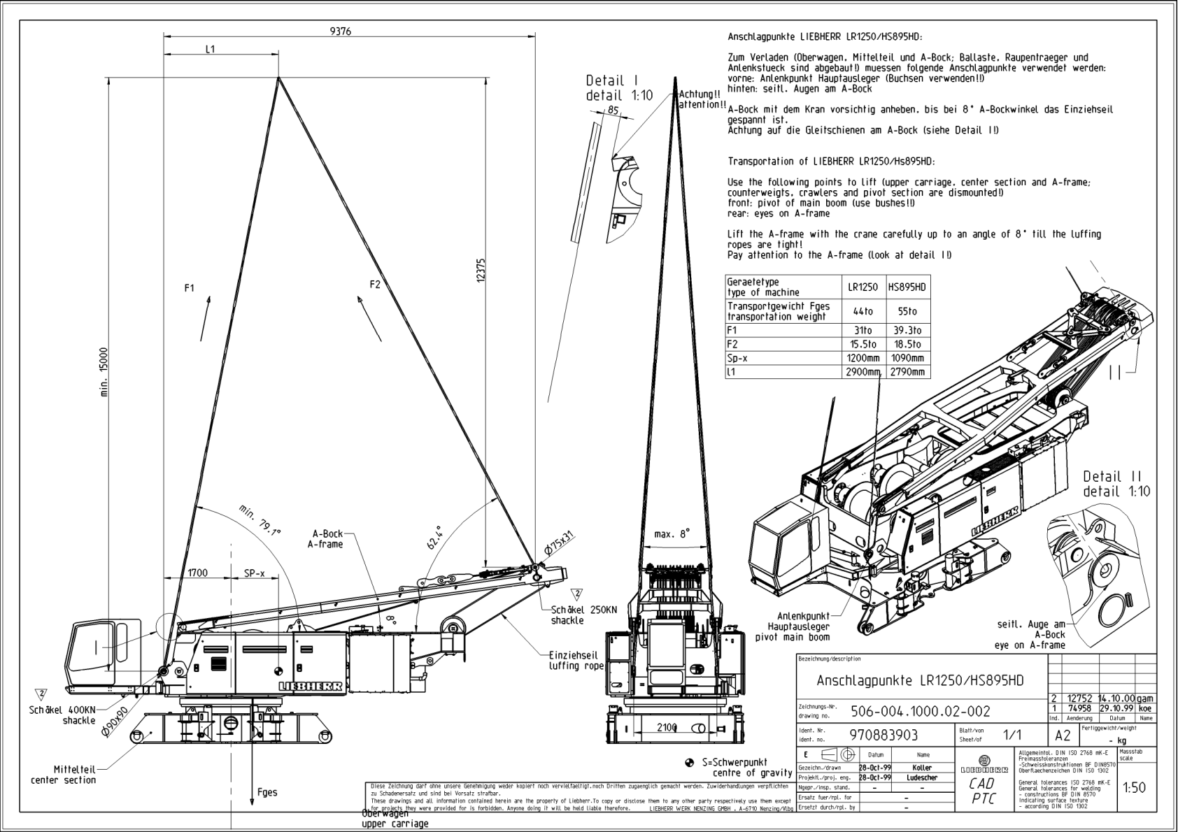 Liebherr HS 895 HD Crane Service Training Manual SN 188154 - Image 11