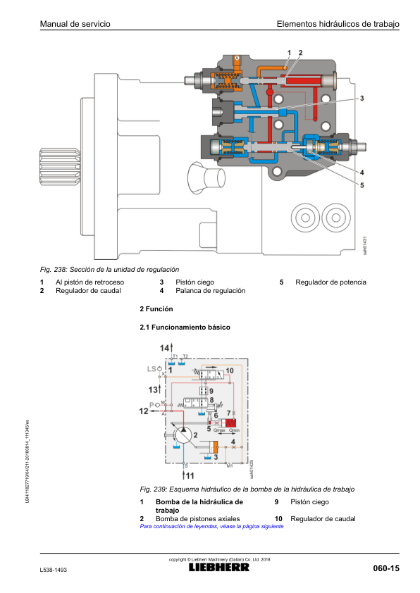 Liebherr L538 1493 Wheel Loader Service Manual ES - Image 16