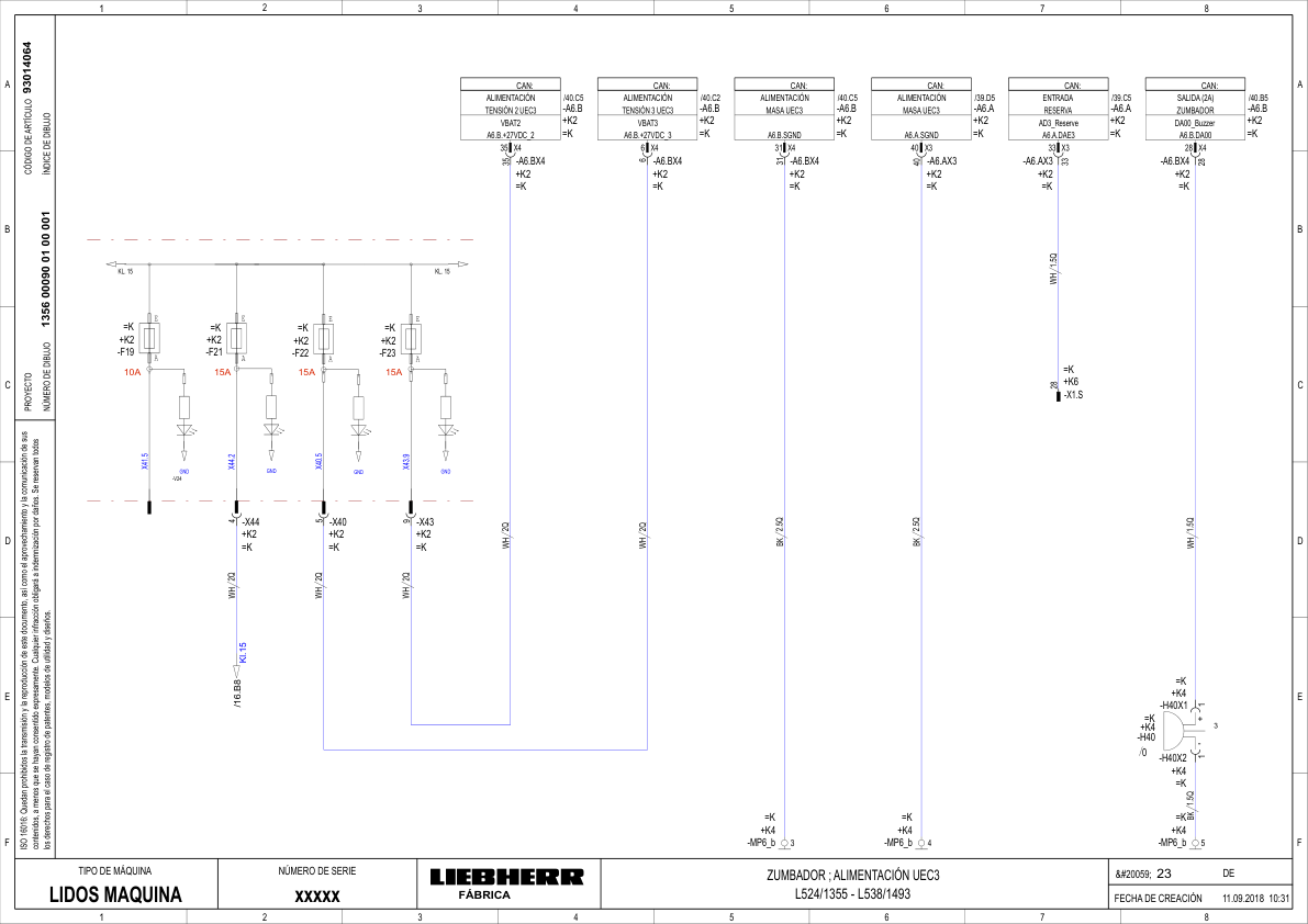 Liebherr L538 1493 Wheel Loader Service Manual ES - Image 19