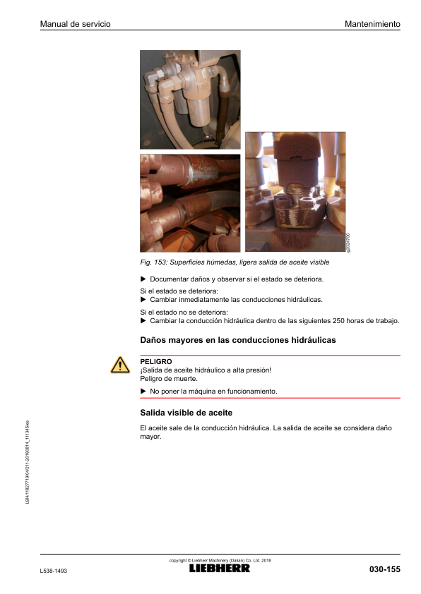 Liebherr L538 1493 Wheel Loader Service Manual ES - Image 14