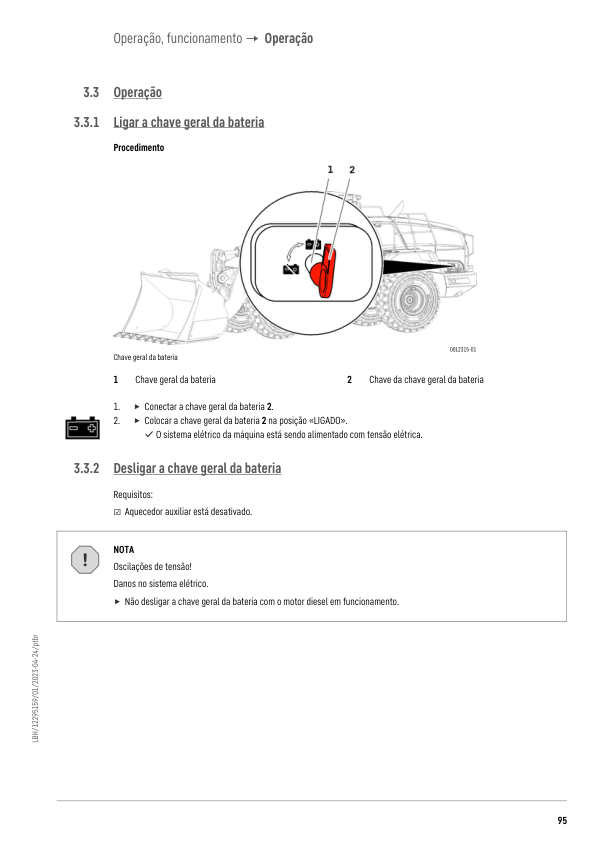 Liebherr L580 G5.1 D 2057 Wheel Loader Operators Manual SN 75517 PT - Image 18
