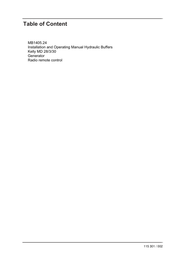 Liebherr LB 24 Drill Machines Service Training Manual SN 115301 - Image 4