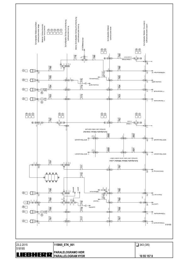 Liebherr LB 36 Drill Parts Catalog SN 115865 ES DE - Image 17