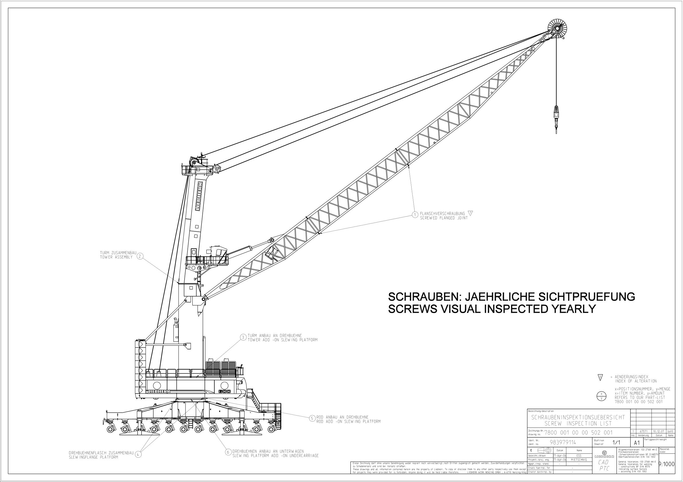 Liebherr LBS 600 Crane Service Training Manual SN 141194 - Image 7