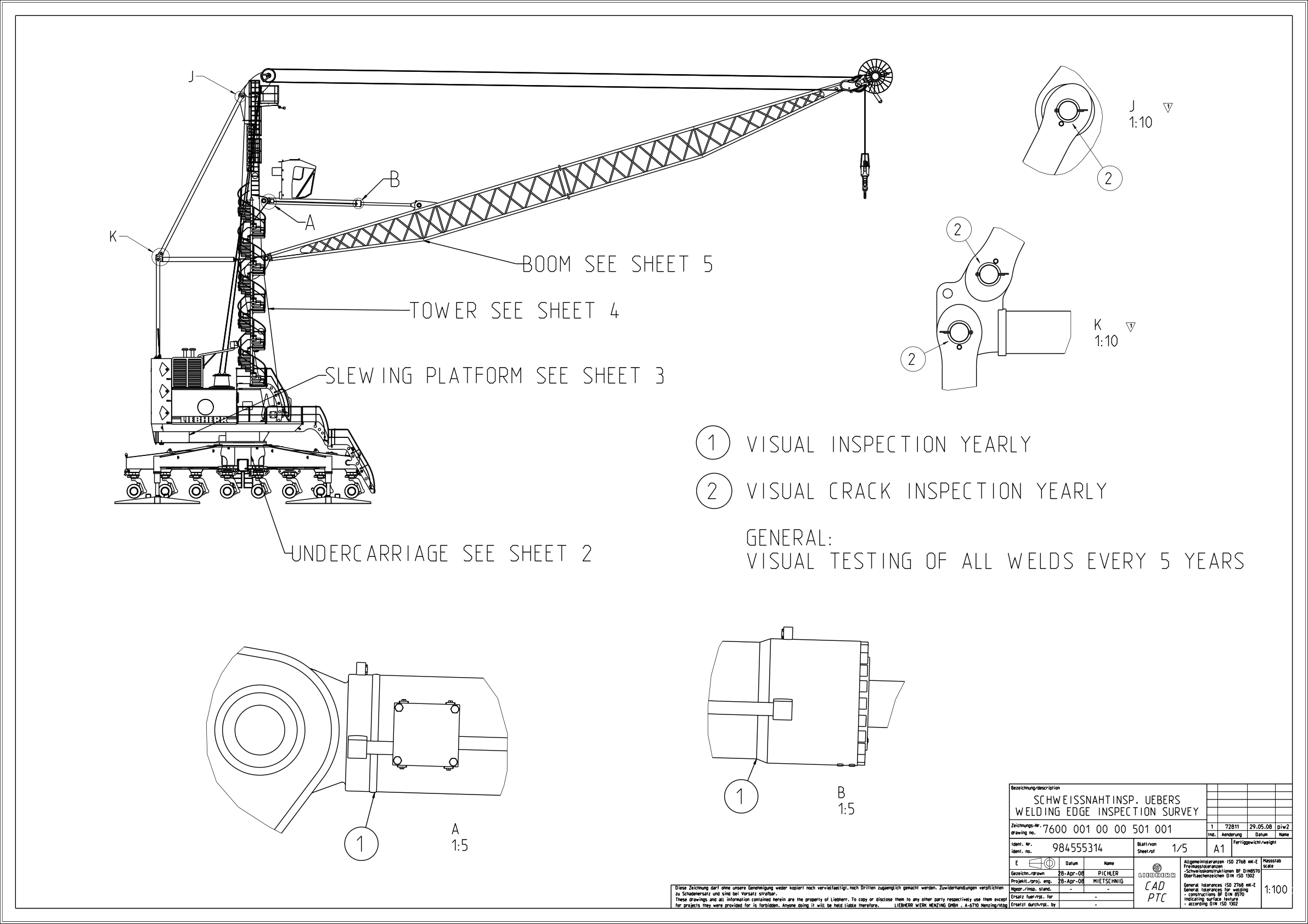 Liebherr LHM 280 Crane Service Training Manual SN 141128 - Image 7