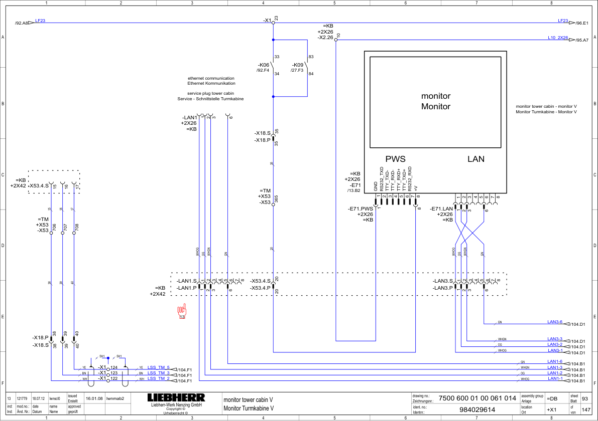 Liebherr LHM 280 Crane Service Training Manual SN 141128 - Image 10