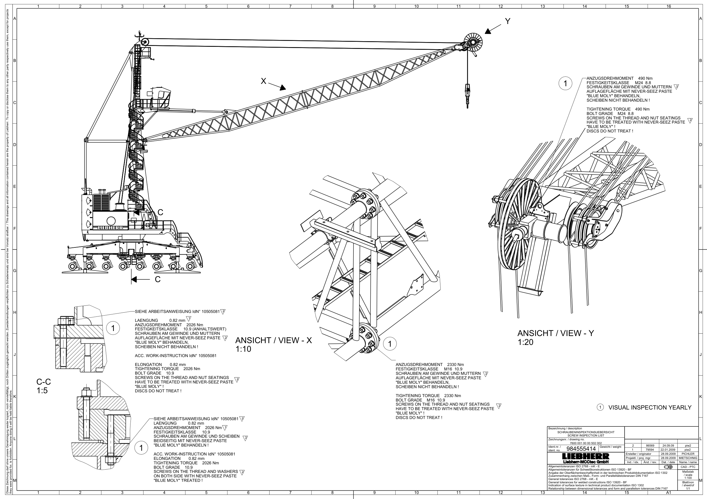 Liebherr LHM 280 Crane Service Training Manual SN 141128 - Image 6