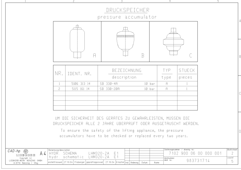 Liebherr LHM 320 Crane Service Training Manual SN 140721 - Image 7