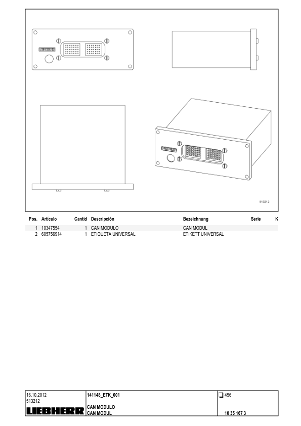 Liebherr LHM 420 Crane Parts Catalog SN 141148 - Image 15